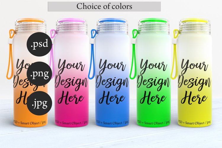 17oz Sublimation Glass Bottle