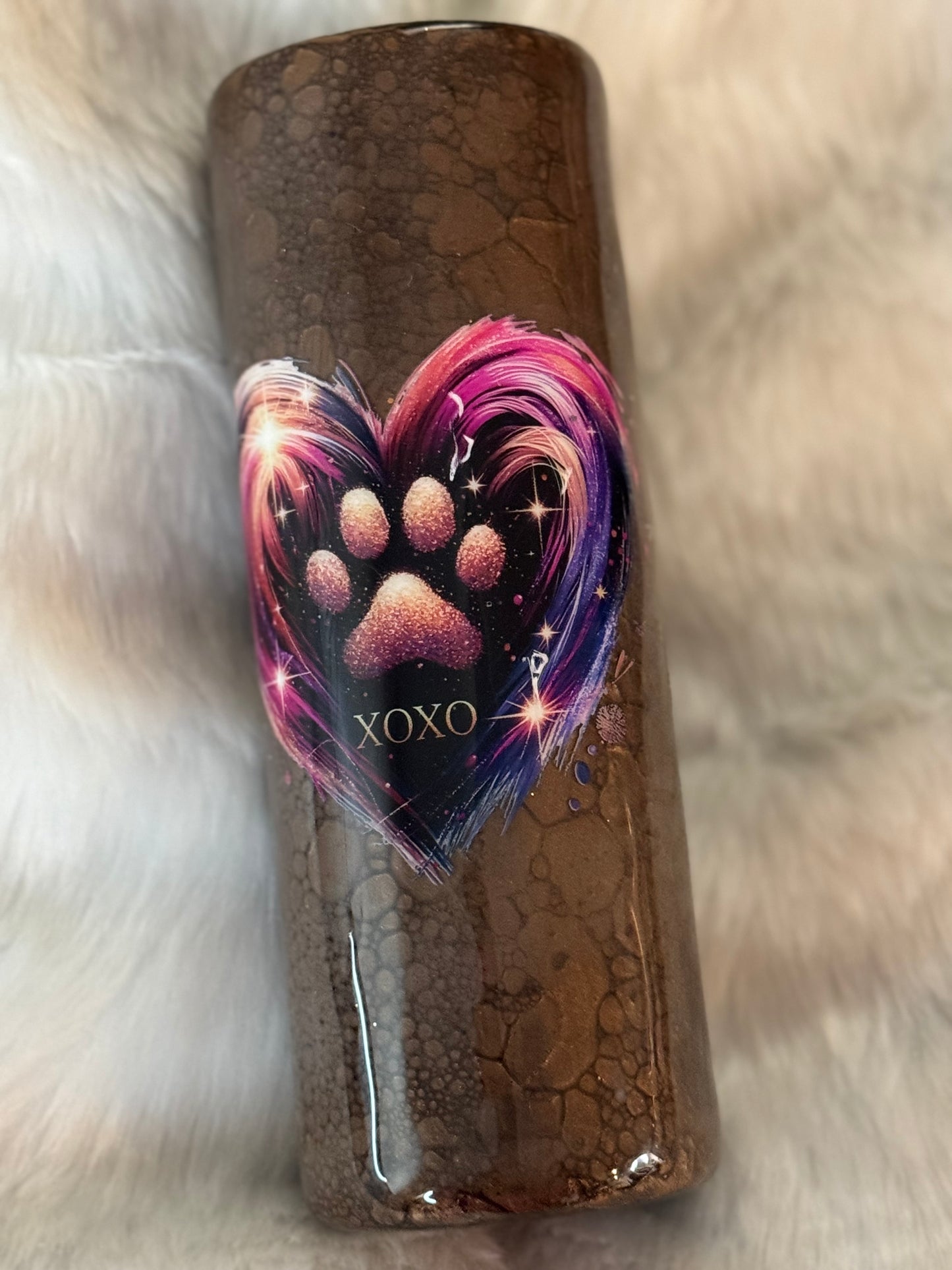 20oz Skinny Tumbler w/handle Ready to Ship