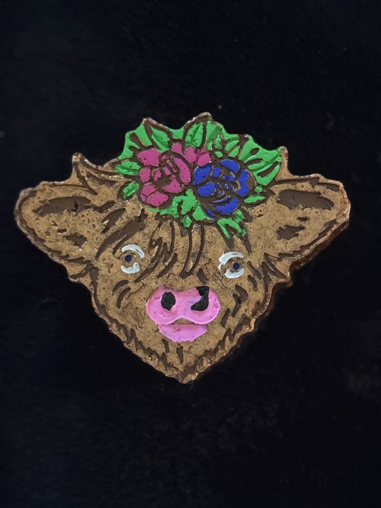 Highland Cow Face Freshie