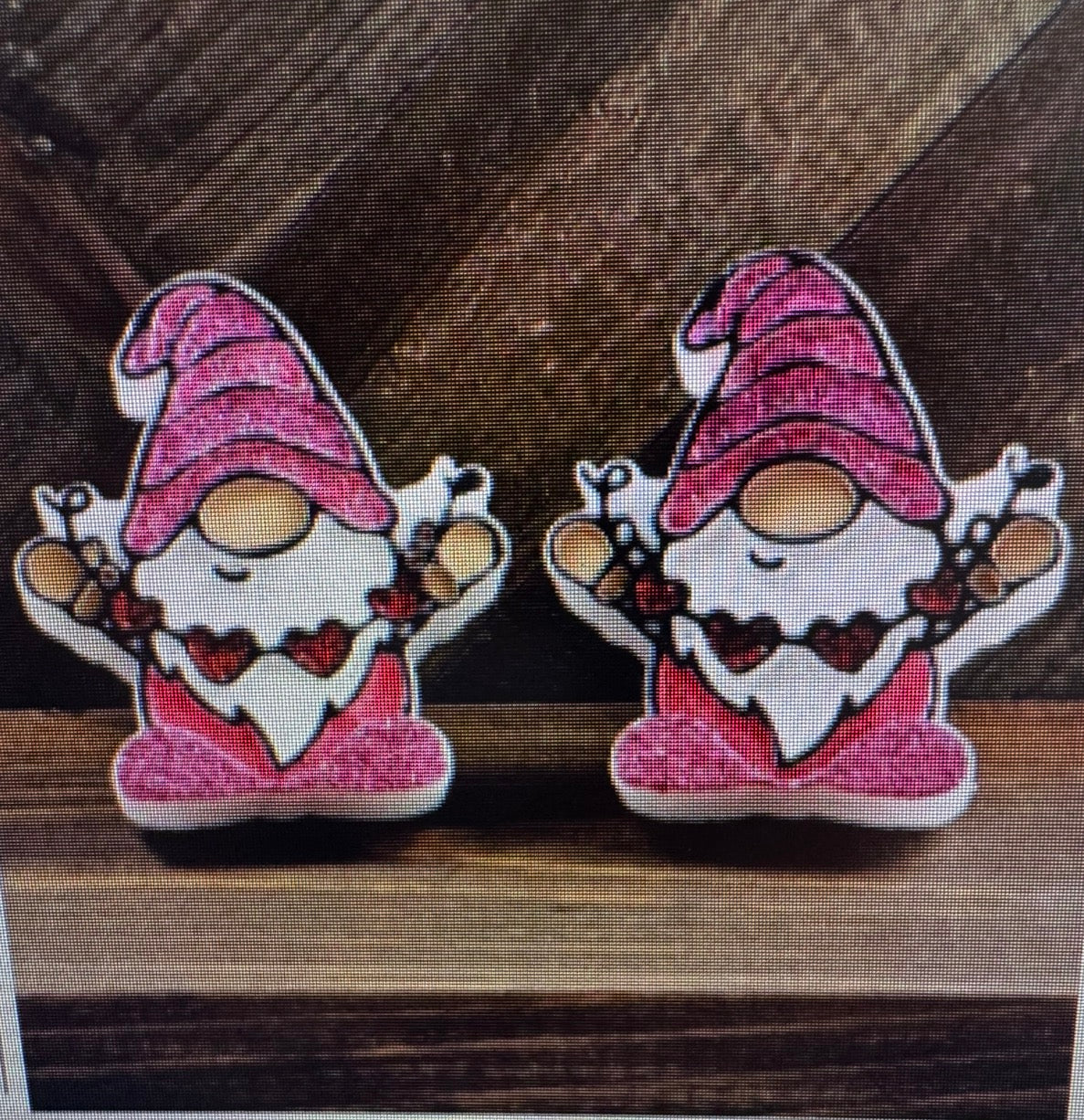 Valentine Gnome Vent Clips