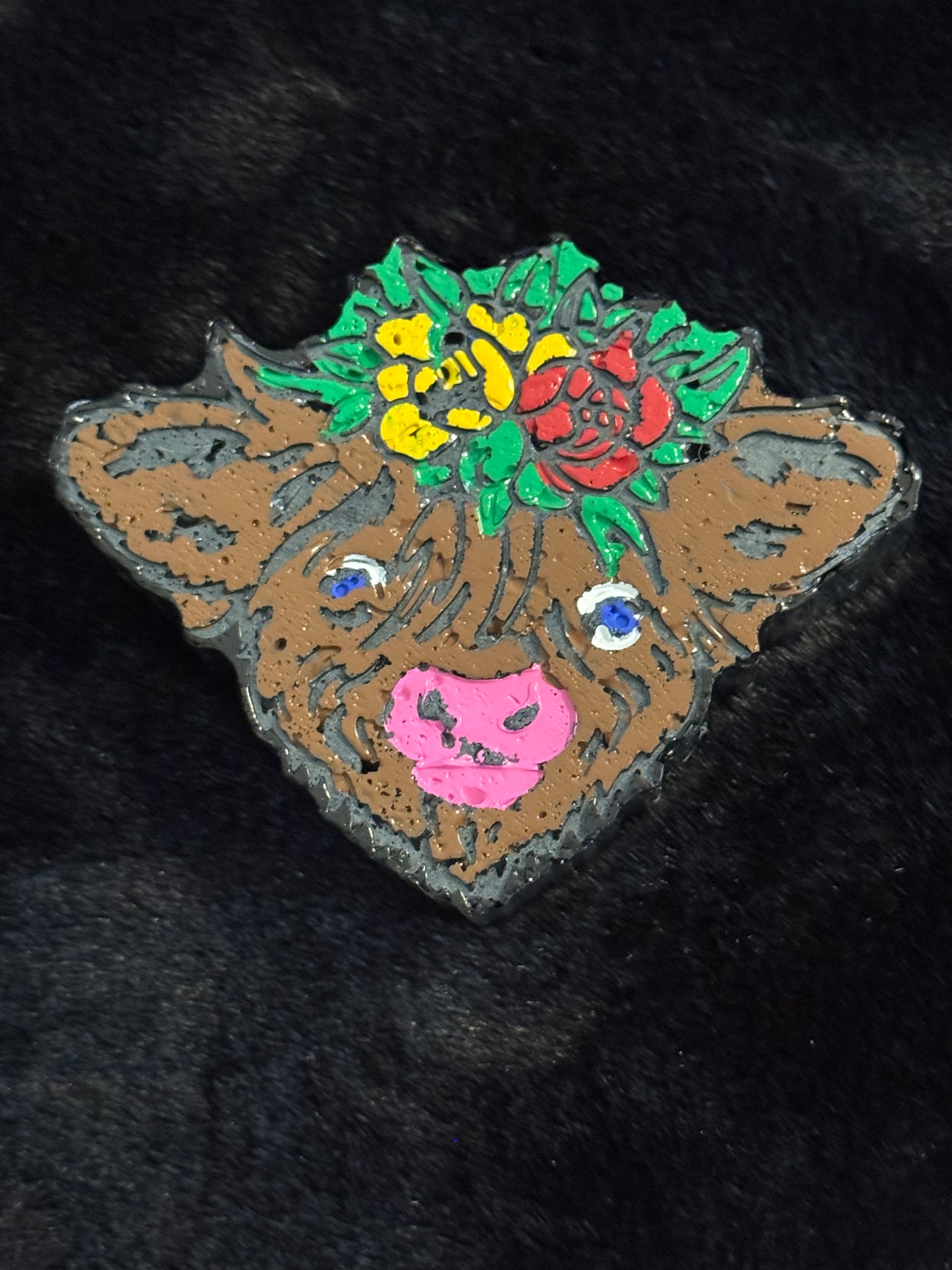 Highland Cow Face Freshie