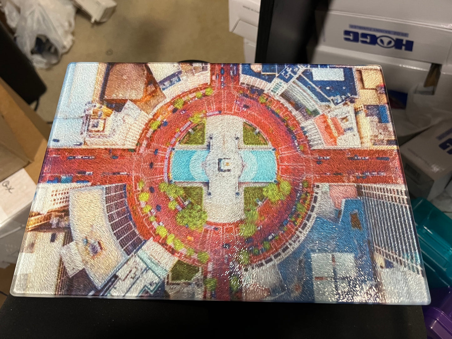 Northern Lights Cutting Board