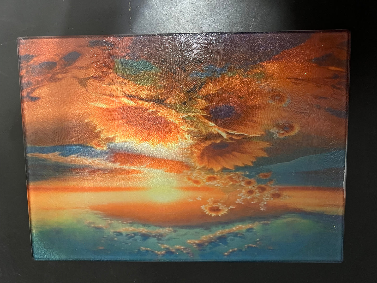 Northern Lights Cutting Board
