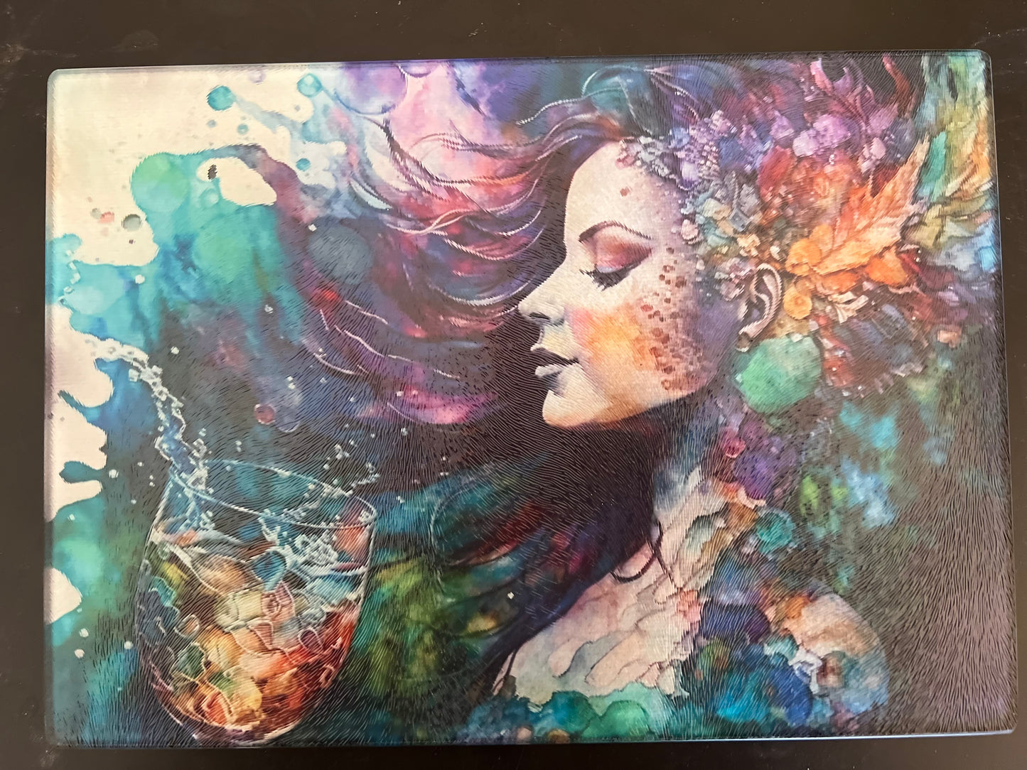 Northern Lights Cutting Board