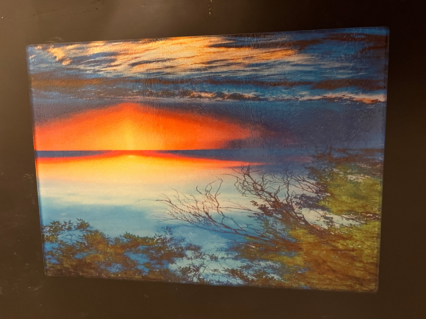 Northern Lights Cutting Board