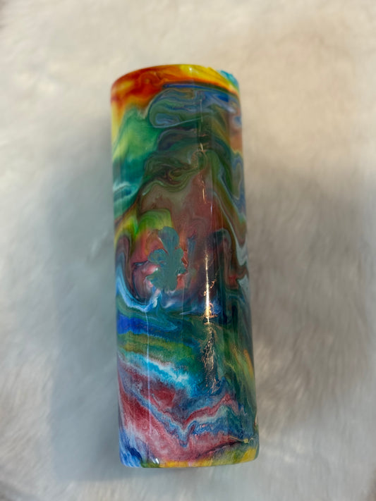 20oz Ink Swirl Glow Tumbler