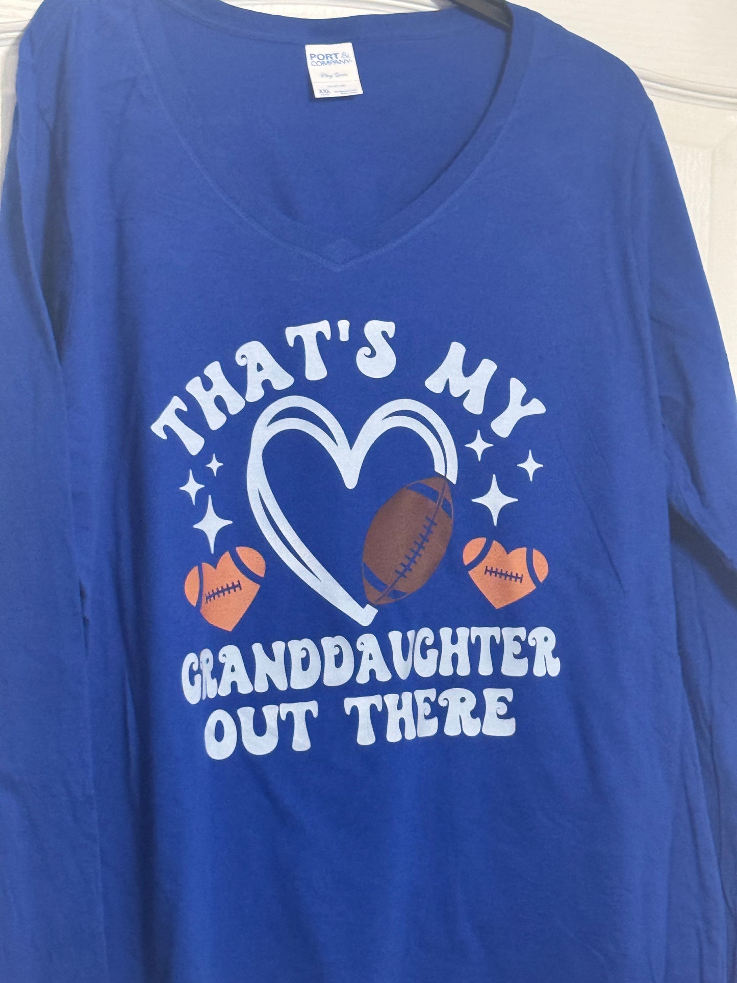 Granddaughter Football - Shannon