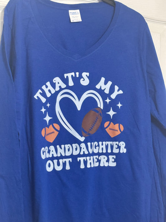 Granddaughter Football - Shannon