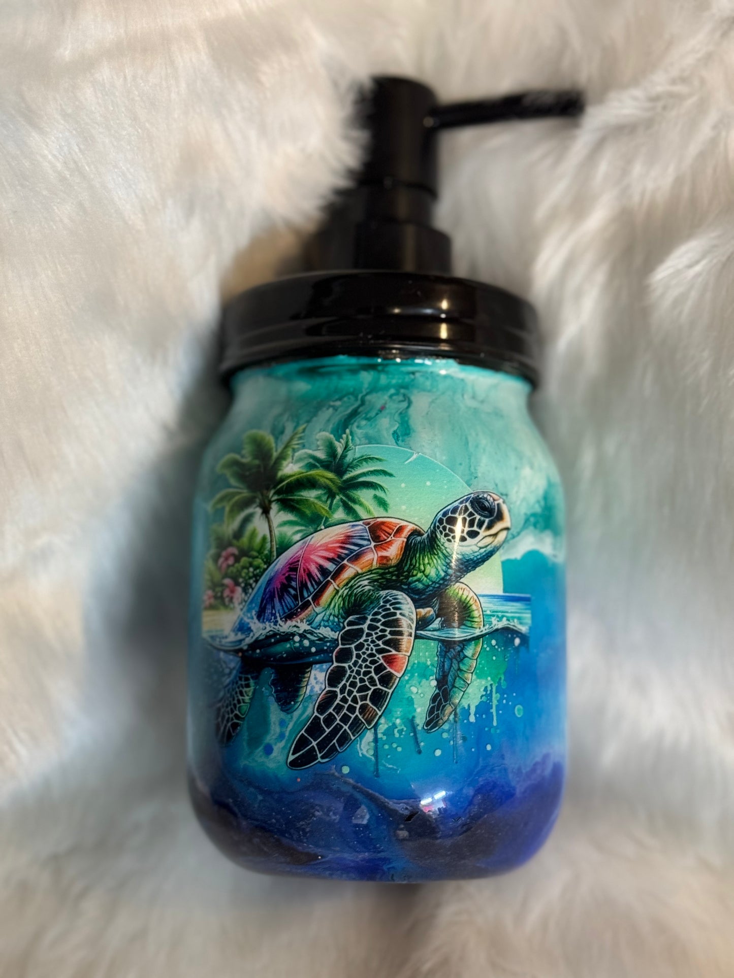 16oz Mason Jar Soap Dispenser Ready to Ship