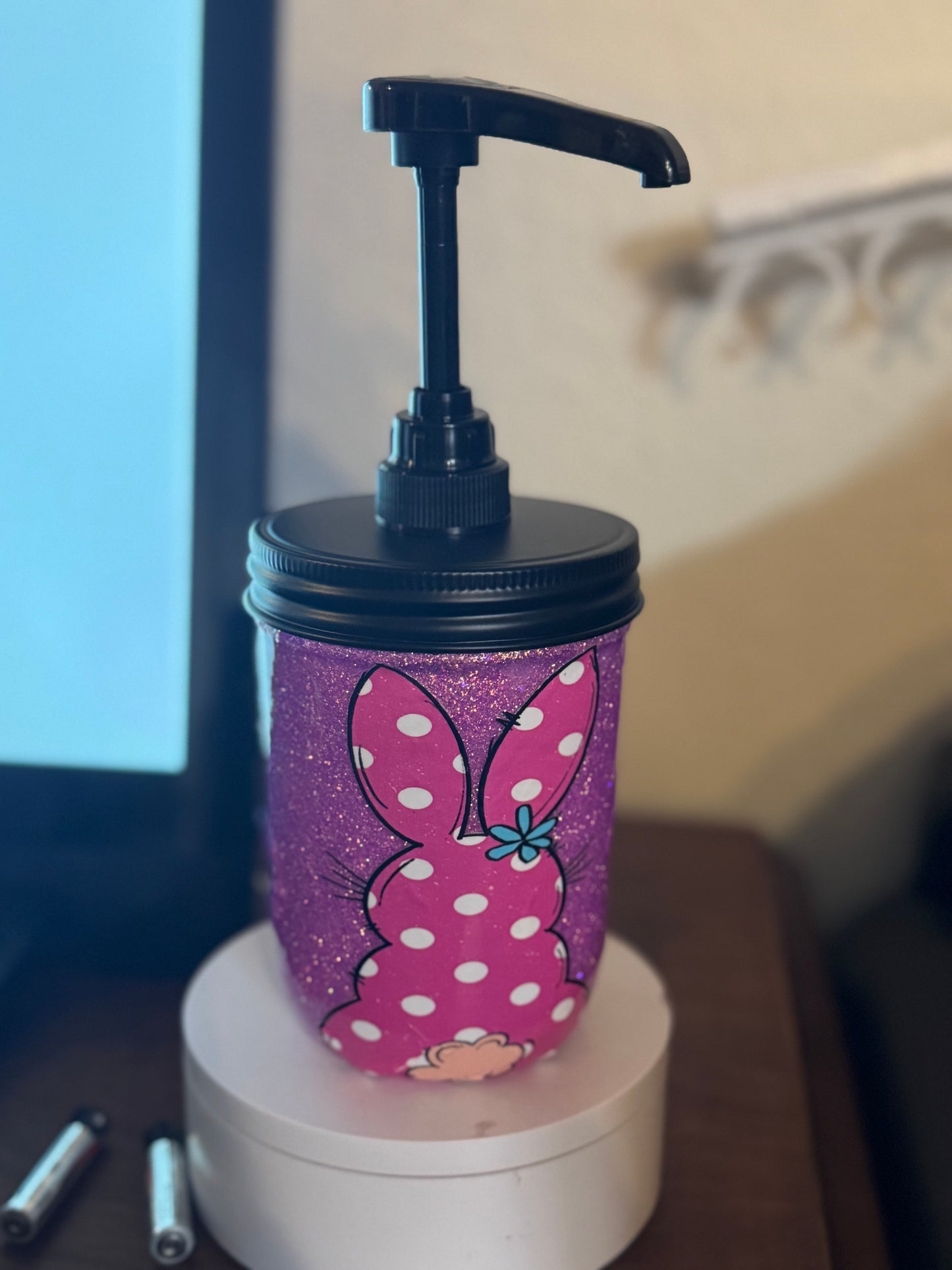 16oz Mason Jar Soap Dispenser Ready to Ship